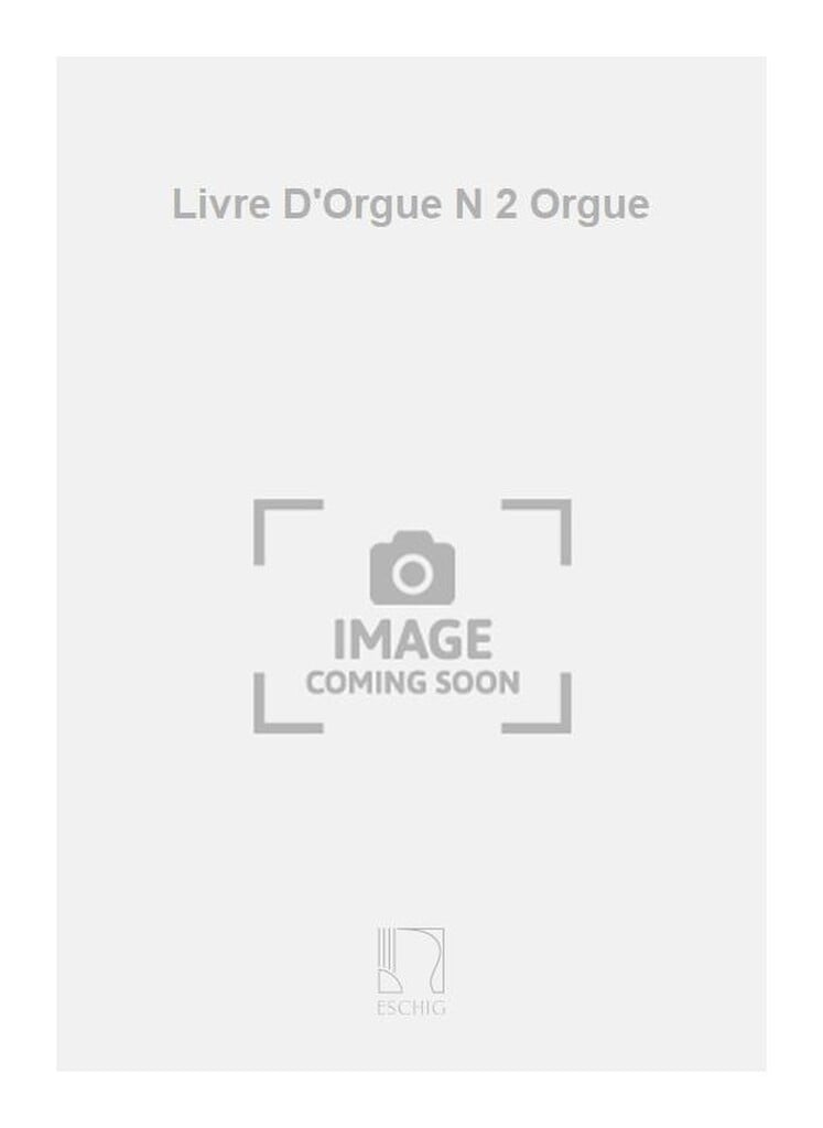 Livre D'Orgue N 2 Orgue